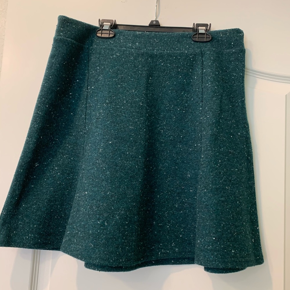 LOFT Dark Green Skirt